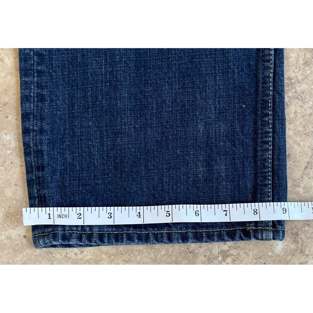 American Eagle Relaxed Fit Jeans Mens 34x31 Dark Wash Blue Denim Classic - Picture 9 of 12